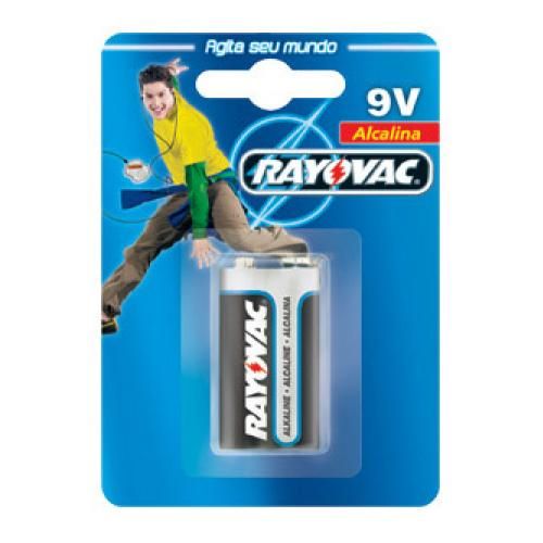 BATERIA ALCALINA 9V 6LR61 RAYOVAC