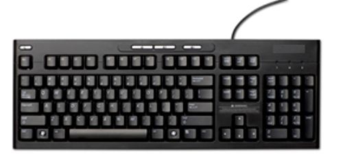 TECLADO USB PRETO INTEGRANTE DO KIT COMPUTADOR HP 13494