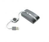 MOUSE USB OPTICO MINI RETRATIL GRAFITE/PRATA 602788 MAXPRINT