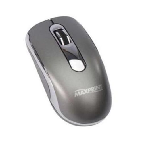 MOUSE USB OPTICO MINI RETRATIL PRATA 606195 MAXPRINT