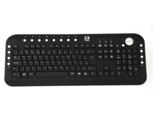 TECLADO USB MULTIMIDIA SLIM KB2202-2 BK PRETO C3 TECH