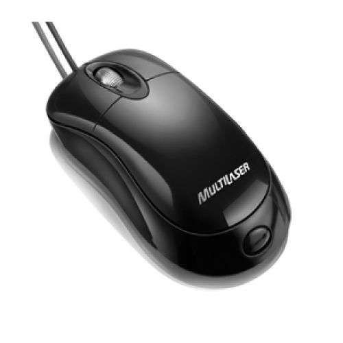 MOUSE USB OPTICO BASIC PRETO MO014 MULTILASER