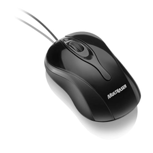 MOUSE USB OPTICO MINI COLORS PRETO MO141 MULTILASER