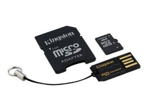 CARTÃO DE MEMORIA MICRO SD 4GB COM ADAPTADOR SD E LEITOR USB