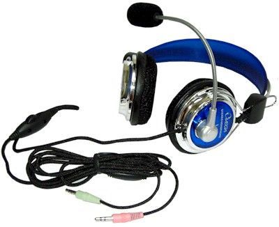 HEADFONE COM MICROFONE AZUL MI-2322RC C3 TECH